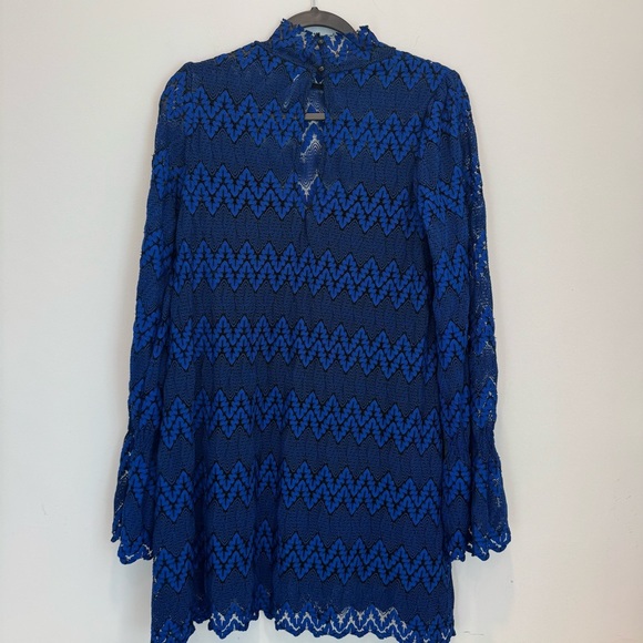 FREE PEOPLE Blue Simone Mini Dress size XS - Picture 6 of 14